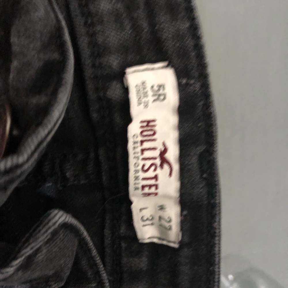 Black Hollister jean shorts